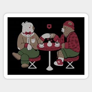 Bear's Coffee Valentines by Tobe Fonseca Magnet